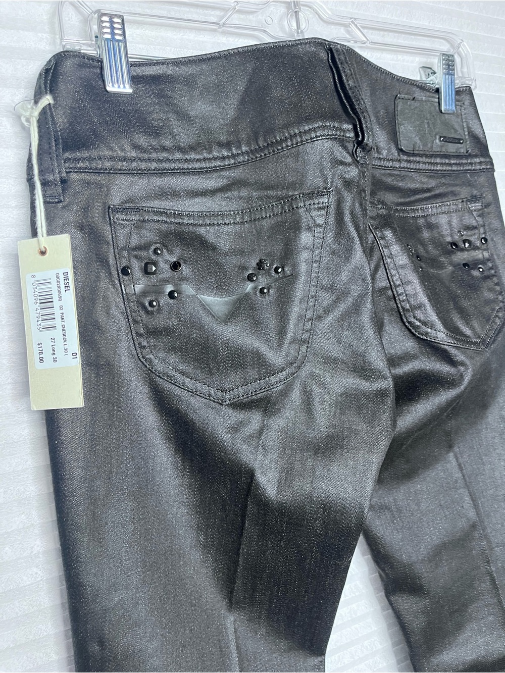 Diesel Black Boot Cut Jeans - Picture 10 of 13